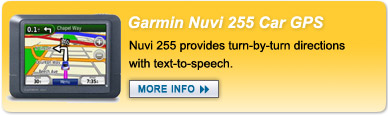 Garmin Nuvi 255 Automotive GPS System