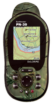 DeLorme Earthmate PN30 Handheld GPS Camo