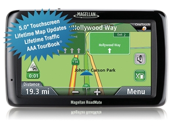 Magellan Roadmate 5045 LM GPS with Lifetime Maps