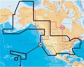 Navionics 1XG Entire USA On microSD/SD