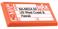C-Map MAX Wide NA-M024 US West Coast