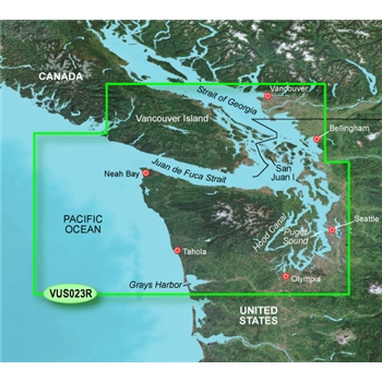 Garmin Bluechart G2 Vision Seattle Chart - VUS023R
