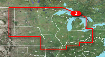 Garmin Inland Lakes on microSD/SD - North Central