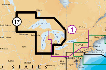 Navionics Platinum Plus XL3 900P+ - West Great Lakes on SD