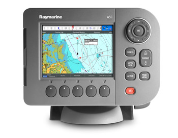 Raymarine A50 Chartplotter with US Coastal Charts