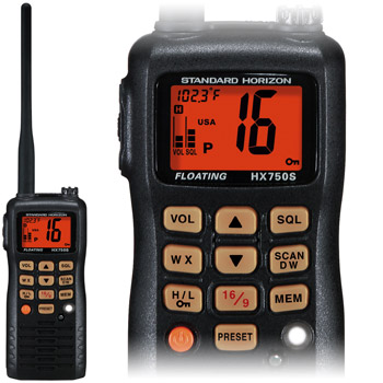 Standard Horizon HX750S Floating Handheld VHF