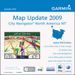 Garmin Update microSD/SD Card 2010 for City Navigator NT N. America