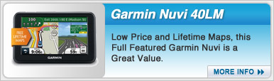 Garmin Nuvi 40LM Portable Navigation Device