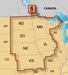 Garmin Topo 100K microSD/SD Region 5 - Upper Midwest