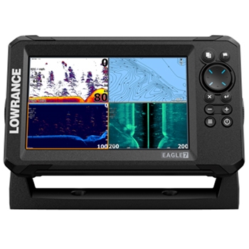 Lowrance Eagle 7 with C-Map Discover Charts and Tripleshot Transducer