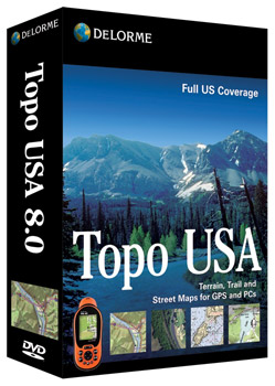 DeLorme Topo 8 National Edition on DVD