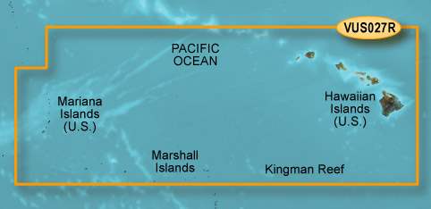 Garmin Bluechart G2 Vision Hawaiian Islands Chart - VUS027R