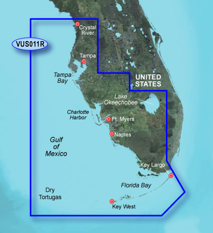 Garmin Bluechart G2 Vision Southwest Florida Chart - VUS011R