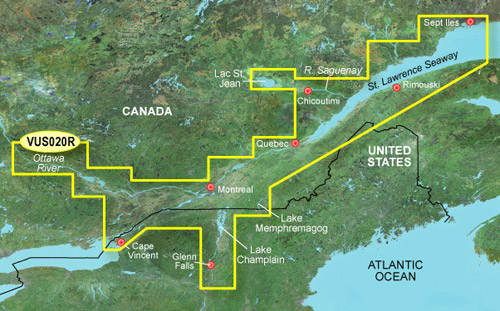 Garmin Bluechart G2 Vision St. Lawrence Seaway Chart - VUS020R