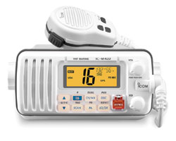 Icom IC M422 White Fixed Mount VHF Marine Radio Icom IC M422 White Fixed Mount VHF Marine Radio