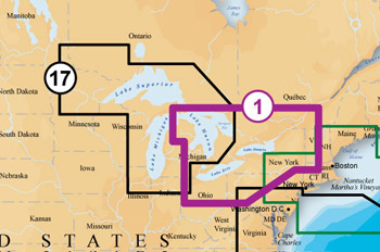 Navionics Platinum Plus 901P+ - East Great Lakes on CF