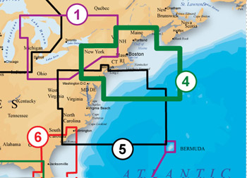 Navionics Platinum Plus 904P+ - US Northeast and Canyons on SD