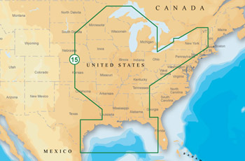 Navionics XL9 15XG USA - Central on SD