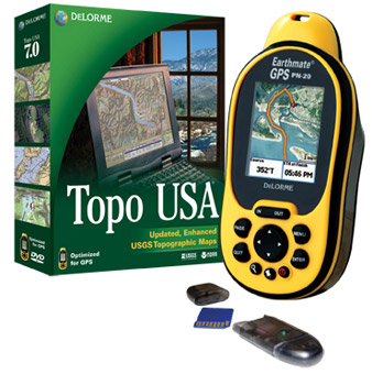 DeLorme Earthmate PN 20 Handheld GPS w/ Topo Maps DeLorme Earthmate PN 20 Handheld GPS w/ Topo Maps