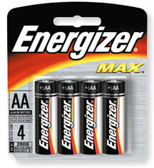 4 Pack AA Energizer Batteries 4 Pack AA Energizer Batteries