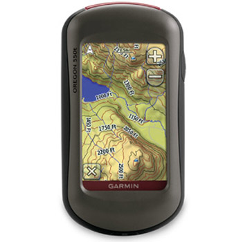 Garmin Oregon 550T Touchscreen Handheld GPS with Topo