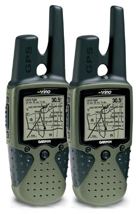Garmin Rino 120 Handheld GPS Navigator and 2 Way Radio
