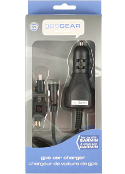 GPS Gear 12 Volt adapter for all Garmin Car GPS