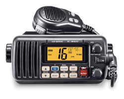 Icom IC M422 Black Fixed Mount VHF Marine Radio