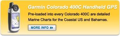 Garmin Colorado 400C Handheld GPS with Marine Charts