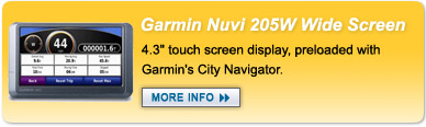 Garmin Nuvi 205W Wide Screen Navigation System