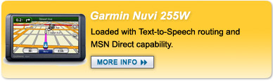 Garmin Nuvi 255W Portable Navigation Device