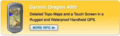 Garmin Oregon 400t Touch Screen Handheld GPS