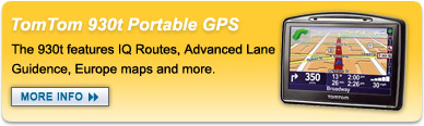 TomTom 930T Portable Car Navigation