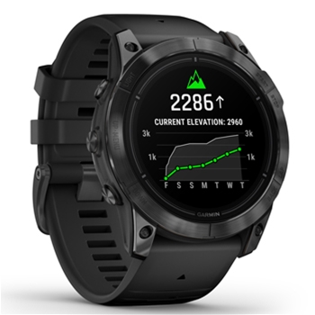  Garmin epix Pro (Gen 2) (Silver/Whitestone) GPS Outdoor Watch, 42mm with AMOLED Display & Built-in Flashlight