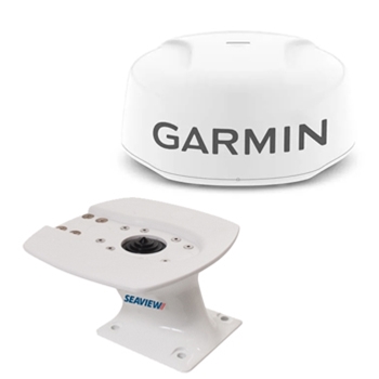 tak skal du have myg Efternavn Garmin GMR Fantom 18x Radar Dome in White with Seaview Radar Mount Bundle |  The GPS Store