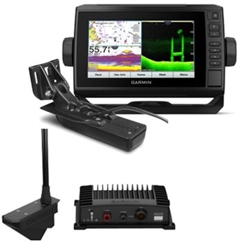 Garmin Echomap G3 74cv Garmin Echomap Uhd 74Cv With Transducer And Livescope Bundle | The Gps Store