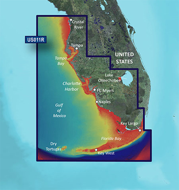 Garmin Bluechart Vision Southwest Florida Chart - VUS011R | The GPS Store