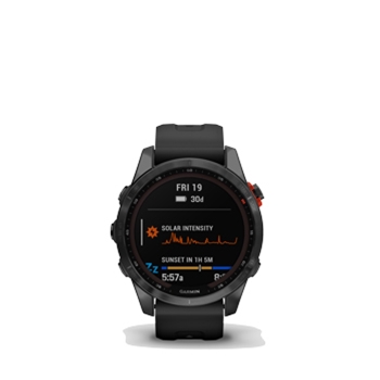 Garmin Fenix 7s Solar Slate Gray with Black Band