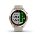 Garmin Approach S42 GPS Golf Watch – Rose Gold with Light Sand Band