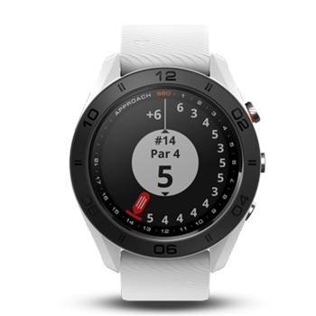 white golf watch