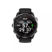 Garmin Descent Mk3i Silver and Black PVD Titanium with Black/Pebble Gray Silicone Band 51mm