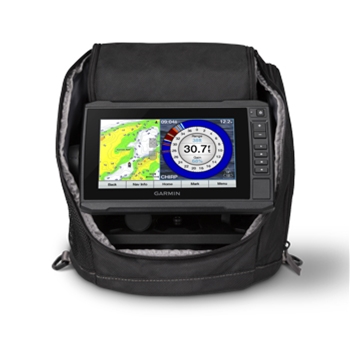 garmin echomap plus 73cv ice fishing bundle