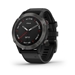 Garmin Fenix 6 Sapphire Carbon Gray DLC GPS Watch with Black Band