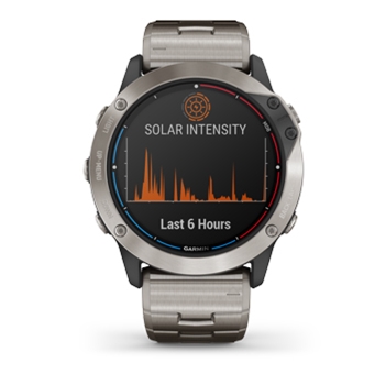 Trekken geschiedenis stuk Garmin Quatix 6X Solar with Titanium Band | The GPS Store