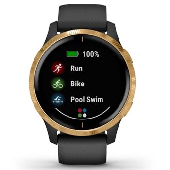 garmin black and gold