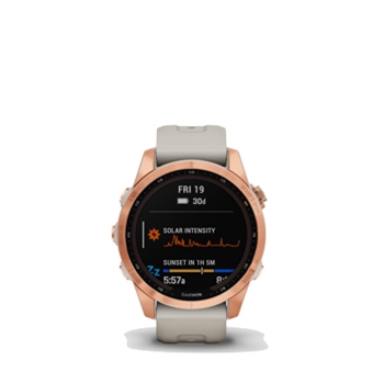 Fenix 7s Solar Rose Gold with Light Band | GPS Store