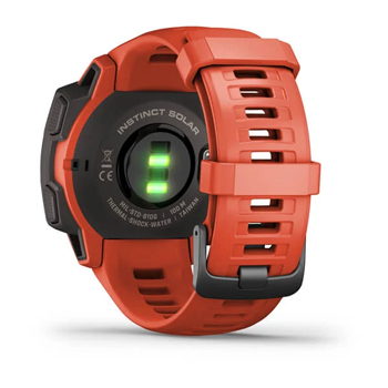garmin instinct gps watch flame red