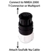 Raymarine SeaTalk Ng (M) to DeviceNet (F) Adaptor