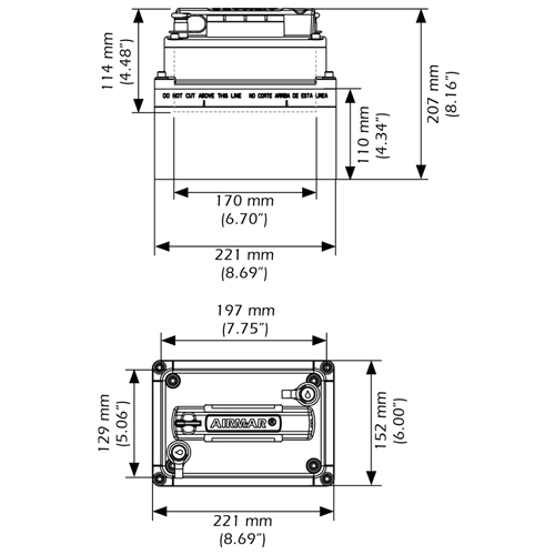 M260 Dimensions