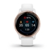 Garmin Venu 2S AMOLED GPS Smartwatch White with Rose Gold